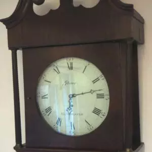 Solid Oak English Longcase Clock 2