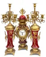 French Mantel Clock Set