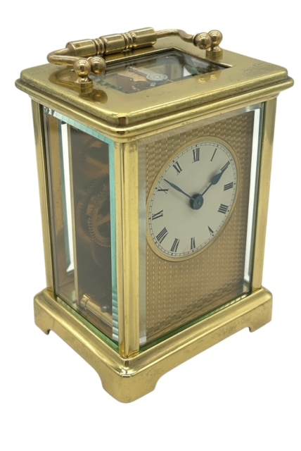 Wonderful Antique French 8 day Carriage clock– ca 1900 - Image 3