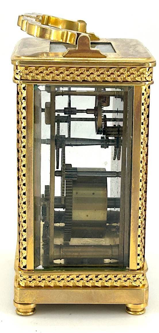 Fabulous Victorian Antique Carriage Clock – French 8-Day Carriage Clock C1880 - Image 4