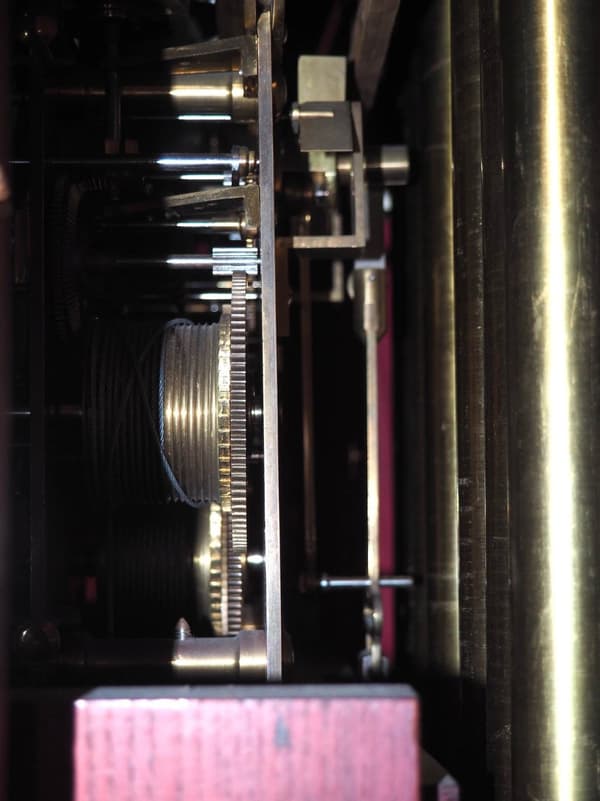 Edwardian Longcase Clock solid mahogany musical Grandfather clock Dual Chime On Tubular Bells - Image 3