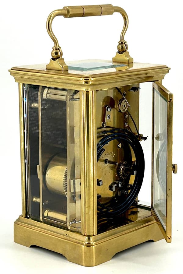 Wonderful Large Victorian Striking Carriage Clock – French 8-Day Carriage Clock C1880 - Image 2