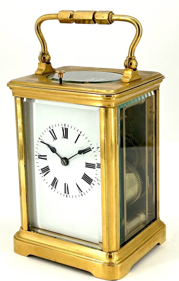 Awesome Victorian Repeater Carriage Clock – French 8-Day Repeater Carriage Clock C1885