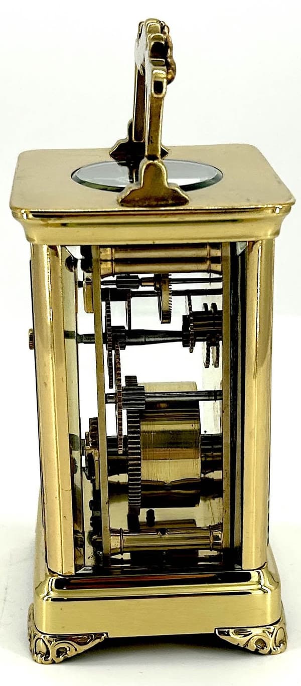 Beautiful Ornate Victorian Carriage Clock – French 8-Day Carriage Clock C1890 - Image 4