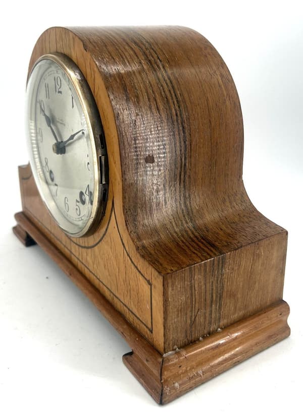 Antique Hat shaped Mantle Clock – Garrard movement - ca1930 - Image 3