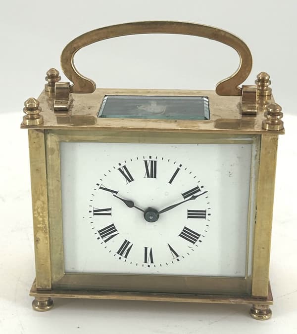Lovely Antique Rectangle Carriage Clock – Ca1900 - Image 3