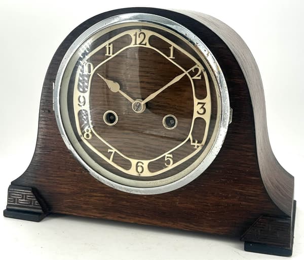 Stylish Retro Mantel Clock - ca1920 - Image 4