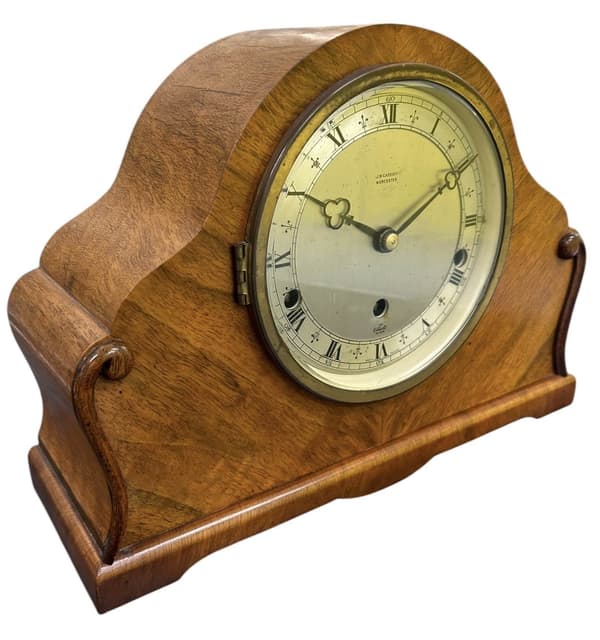 Wonderful Elliot Double Chime Walnut Mantel clock - Image 2