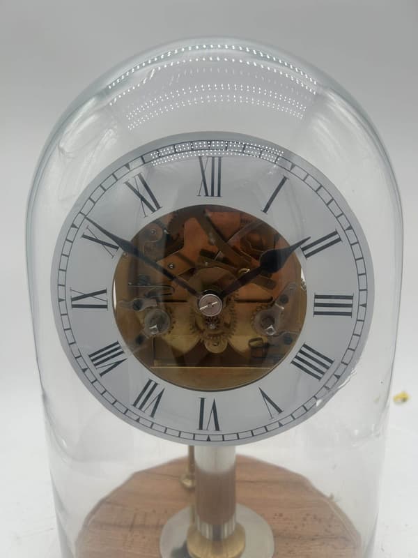Antique one-off scratch built Skeleton Mantel Clock - Image 2