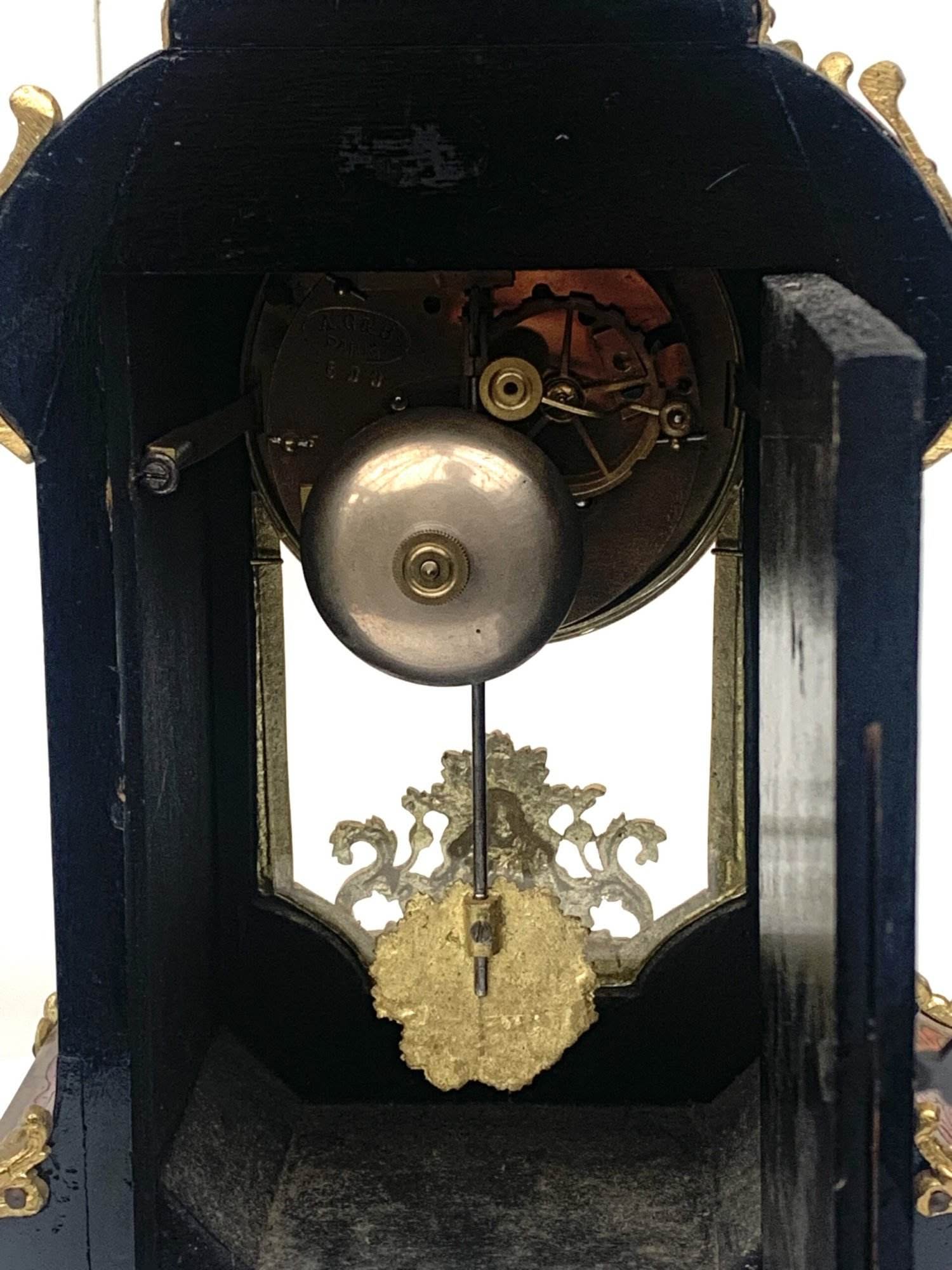 French Boulle Mantel Clock