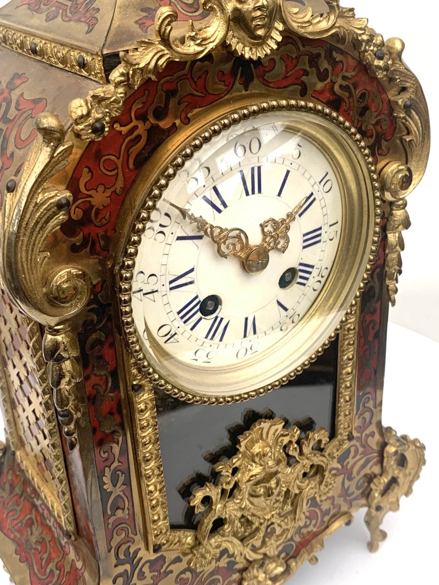 French Boulle Mantel Clock
