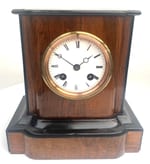 Walnut & Ebonised Bracket Clock
