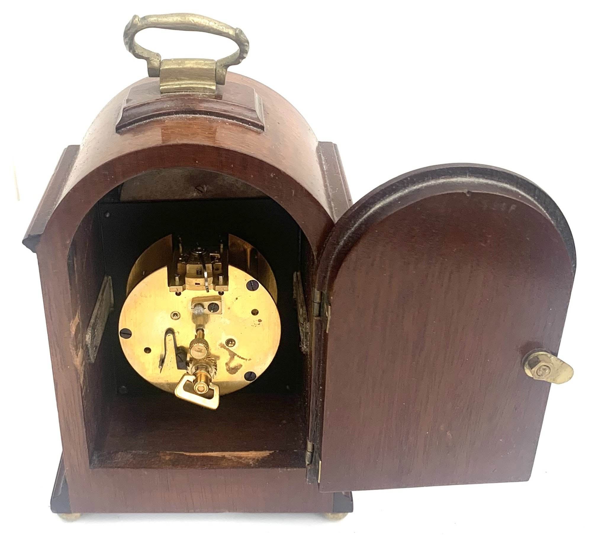 Mahogany Miniature Mantel Clock