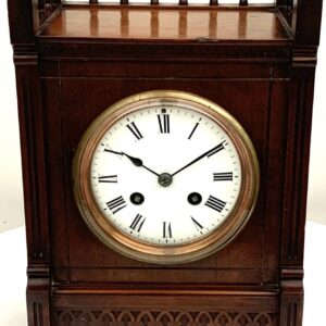 French Mahogany 8-Day Mantel Clock