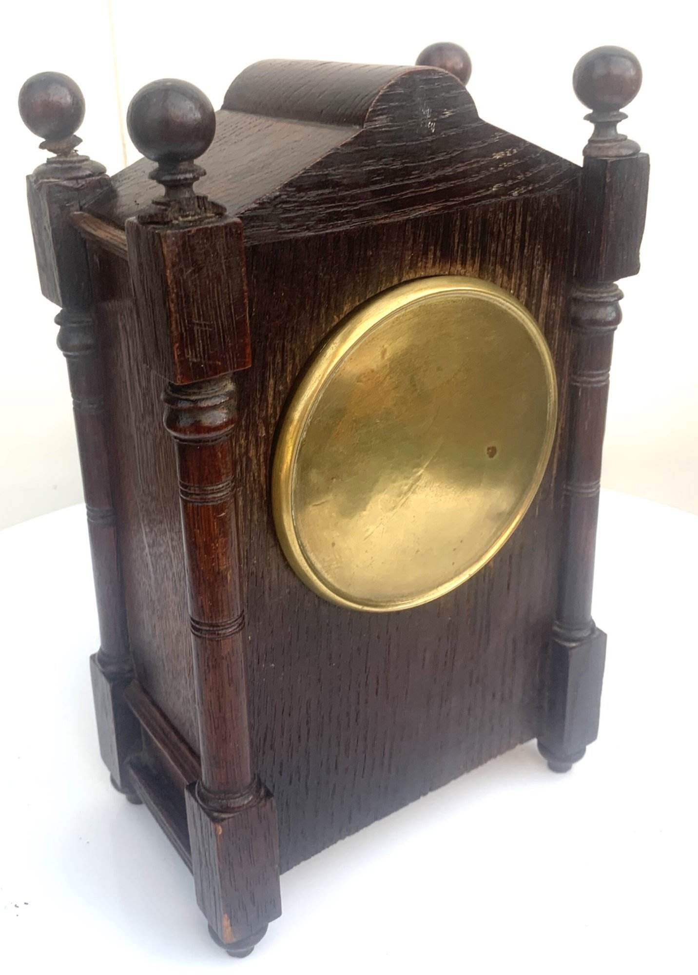 Oak Timepiece Mantel Clock