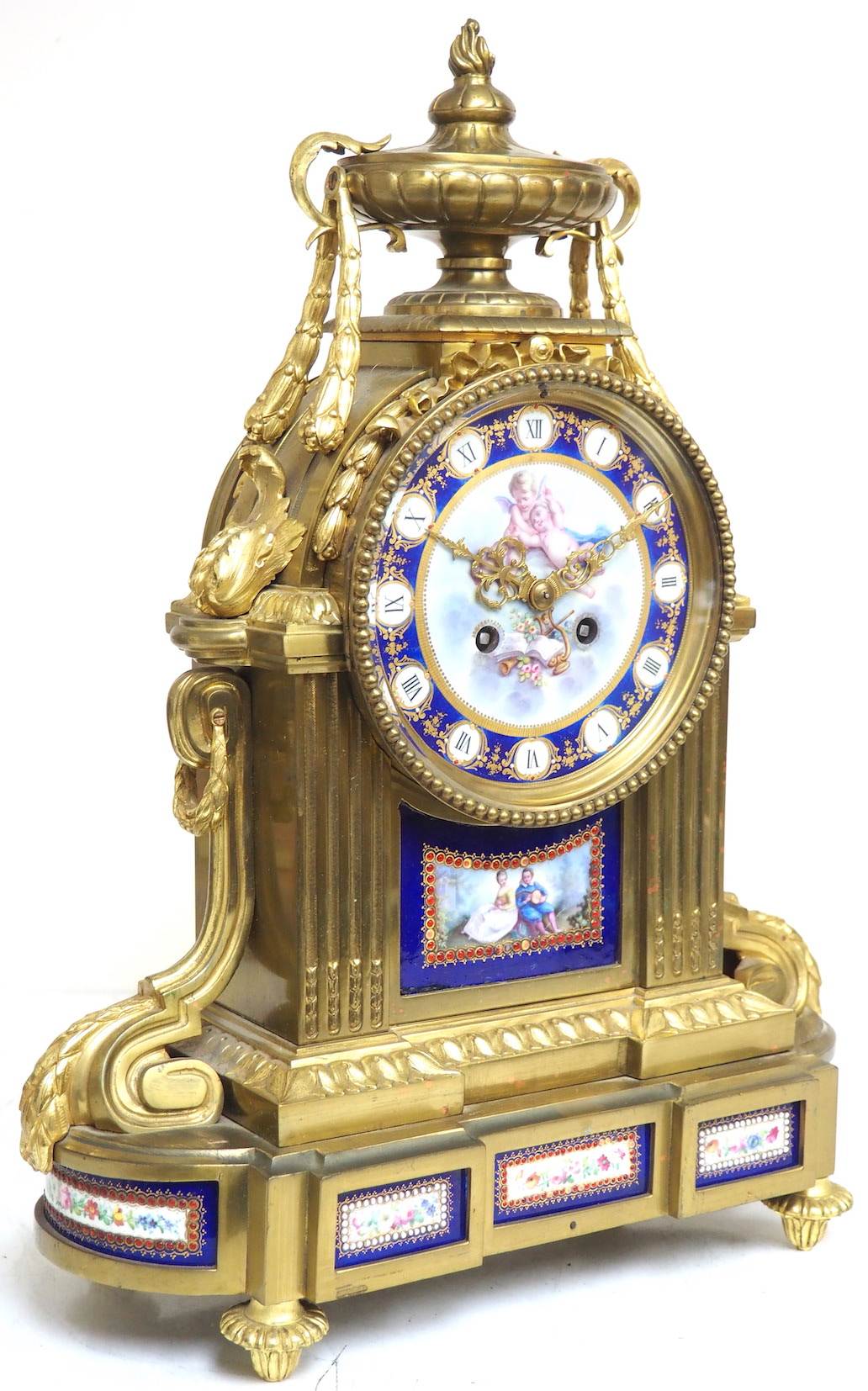 Sevres French Antique Mantel Clock