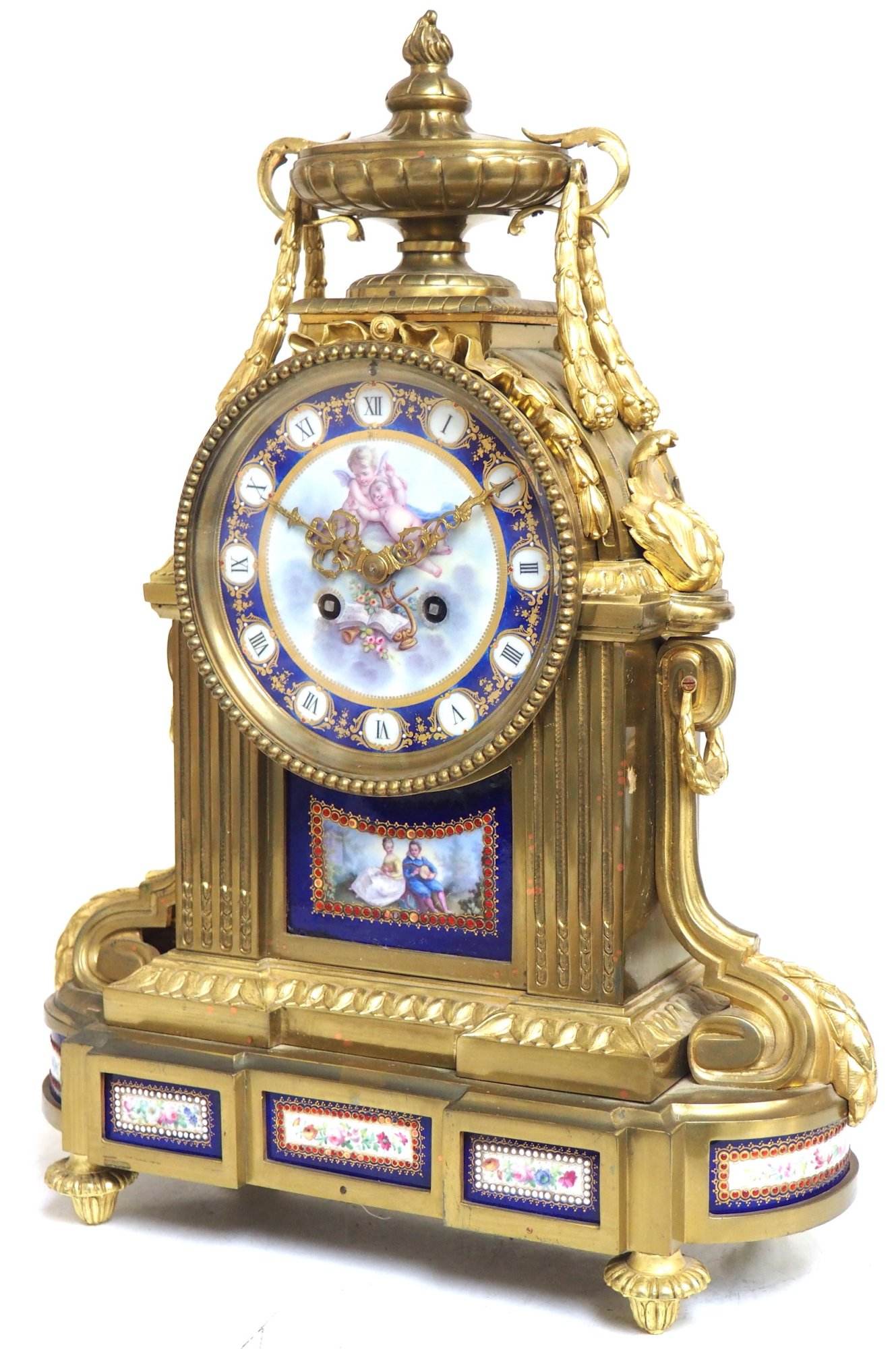 Sevres French Antique Mantel Clock