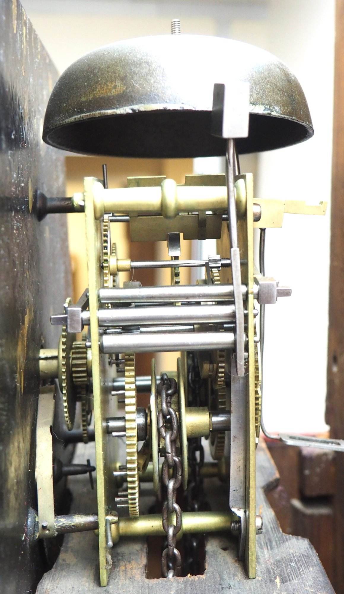 19THC Longcase Clock Fine English Oak