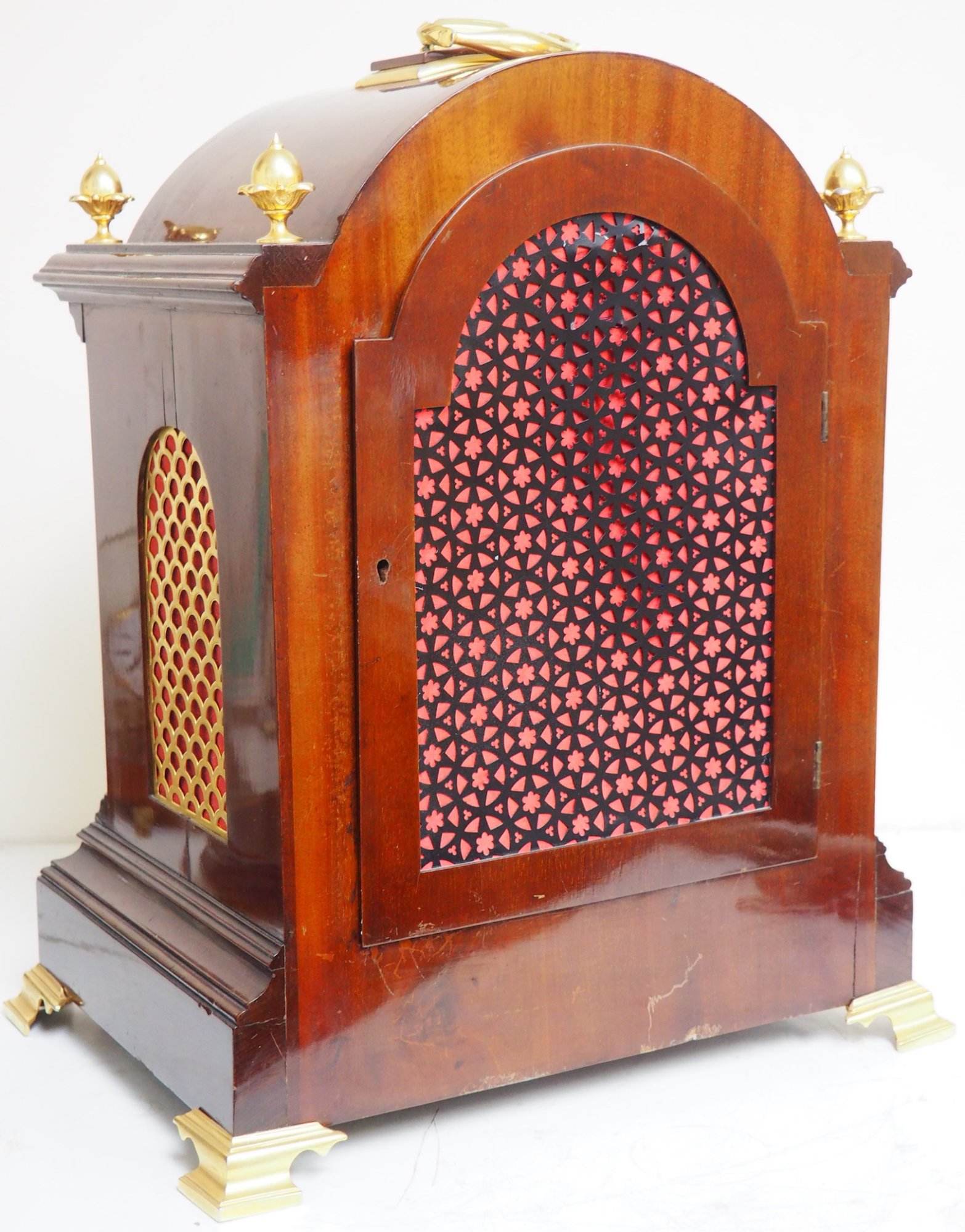 Twin Fusee W J Benson Bracket clock