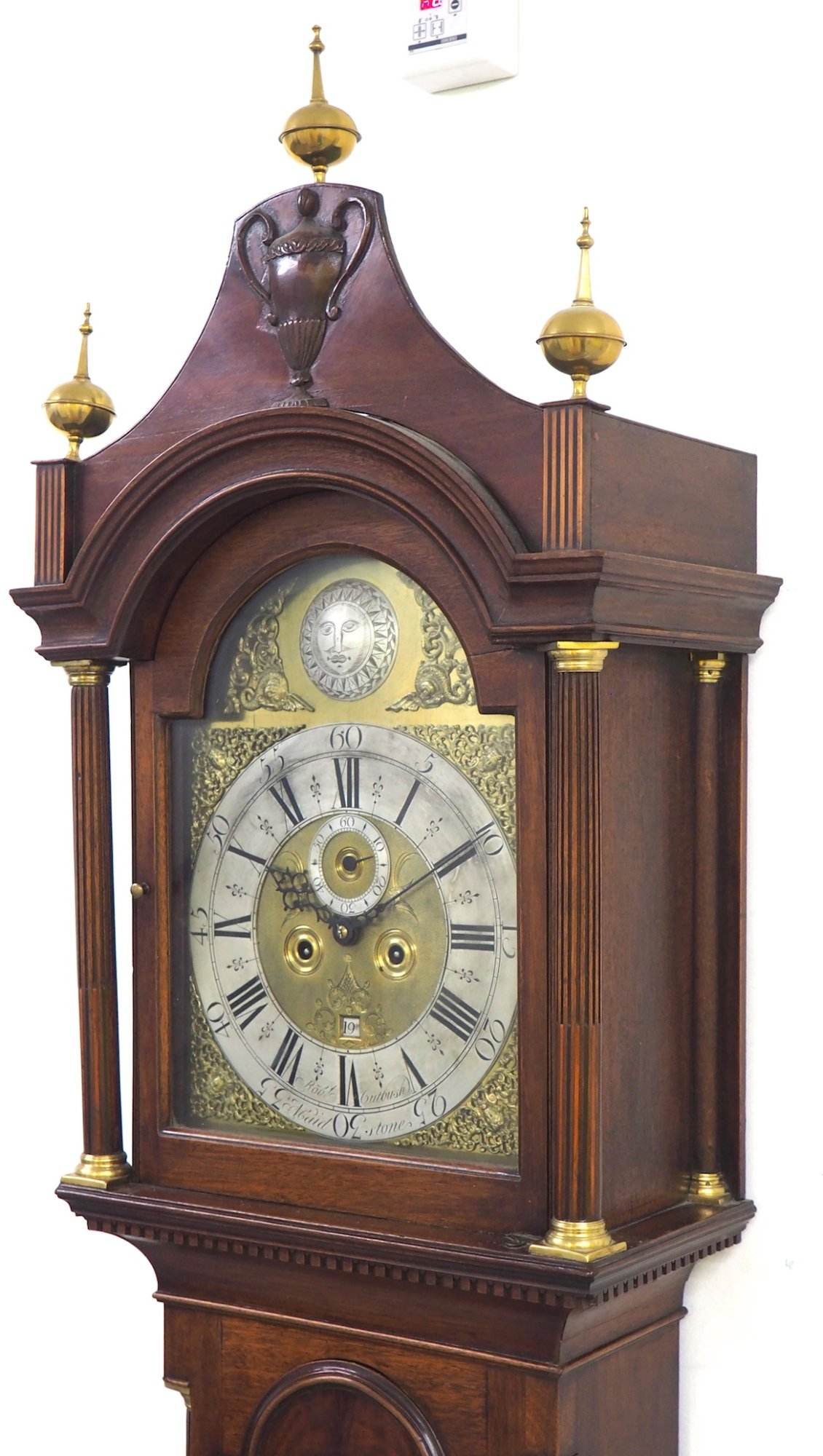 Georgian Longcase Clock Rob Cutbush Maidstone Grandfather Clock - Hood