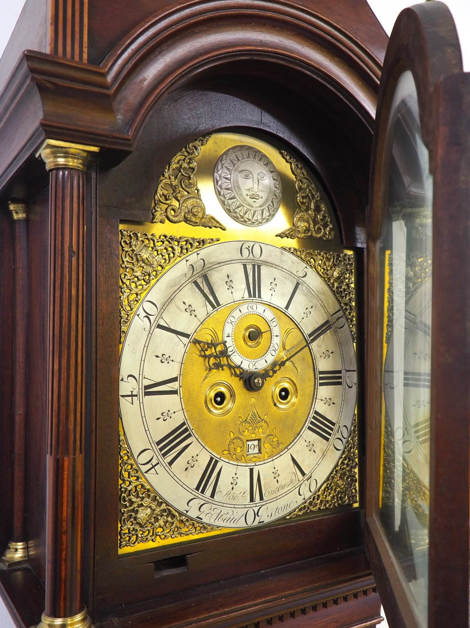 Georgian Longcase Clock Rob Cutbush Maidstone Grandfather Clock - Case