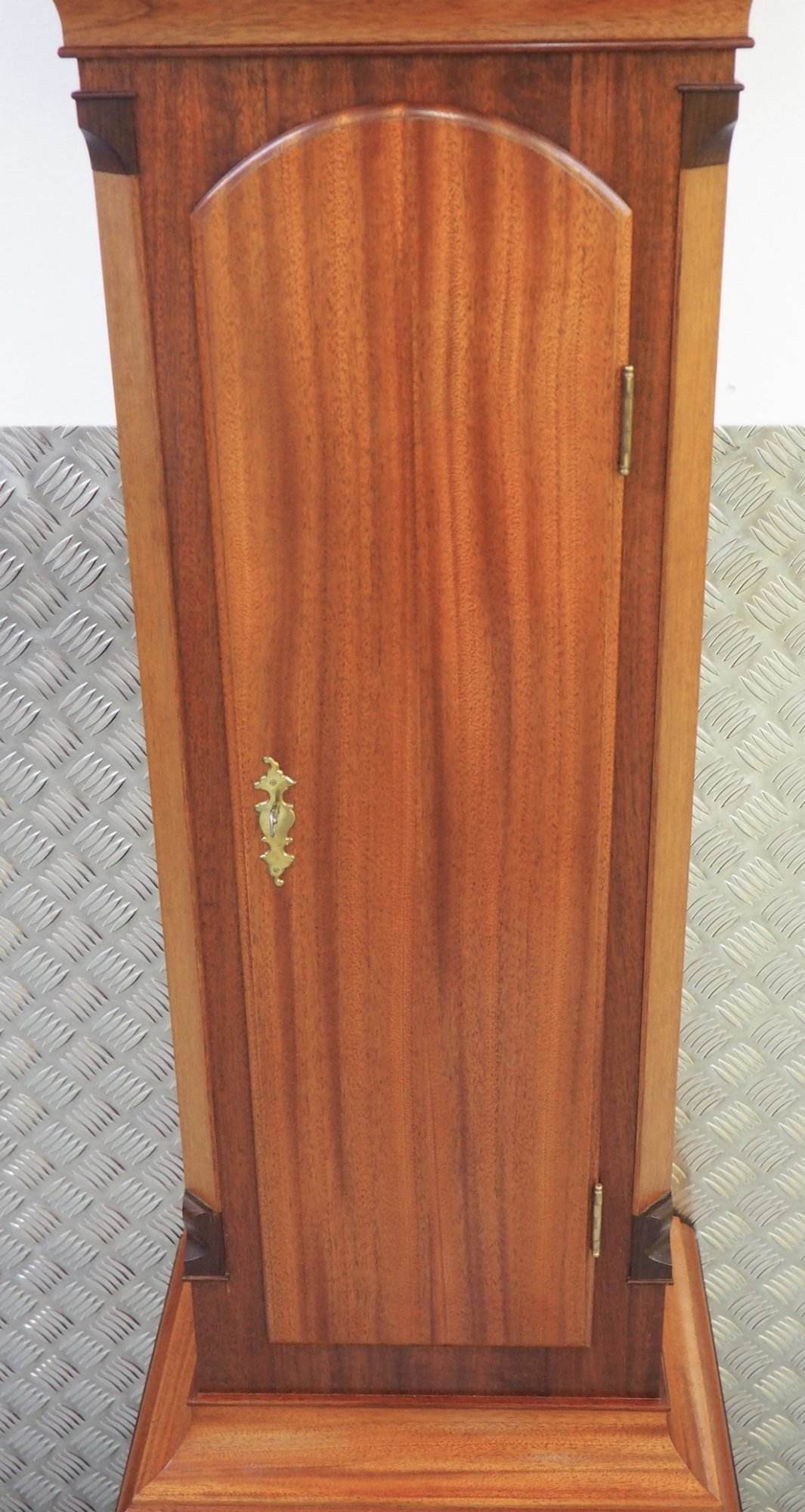 Chiming Longcase Clock Mahogany 8 Bell Grandfather Clock Dual Chime