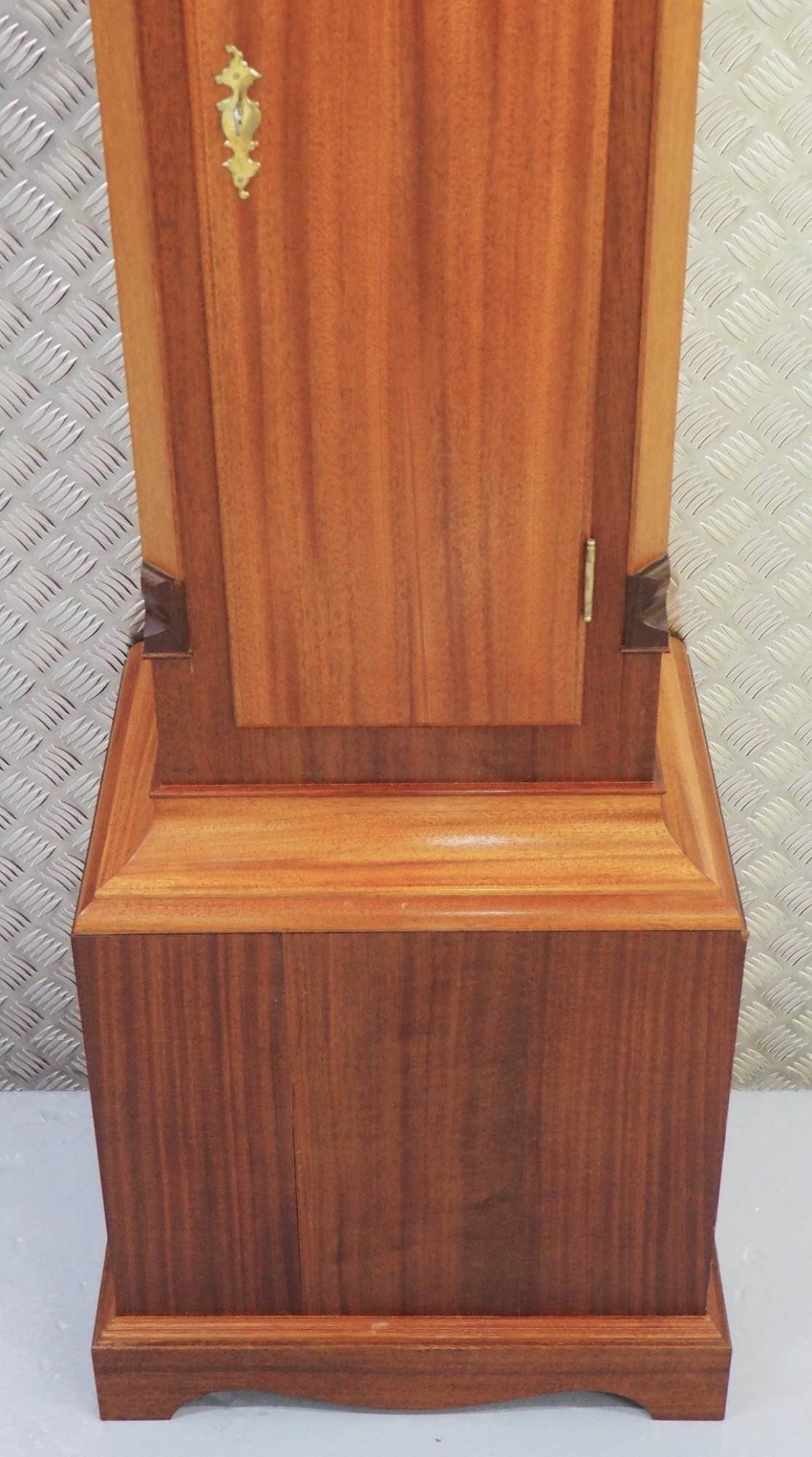 Chiming Longcase Clock Mahogany 8 Bell Grandfather Clock Dual Chime