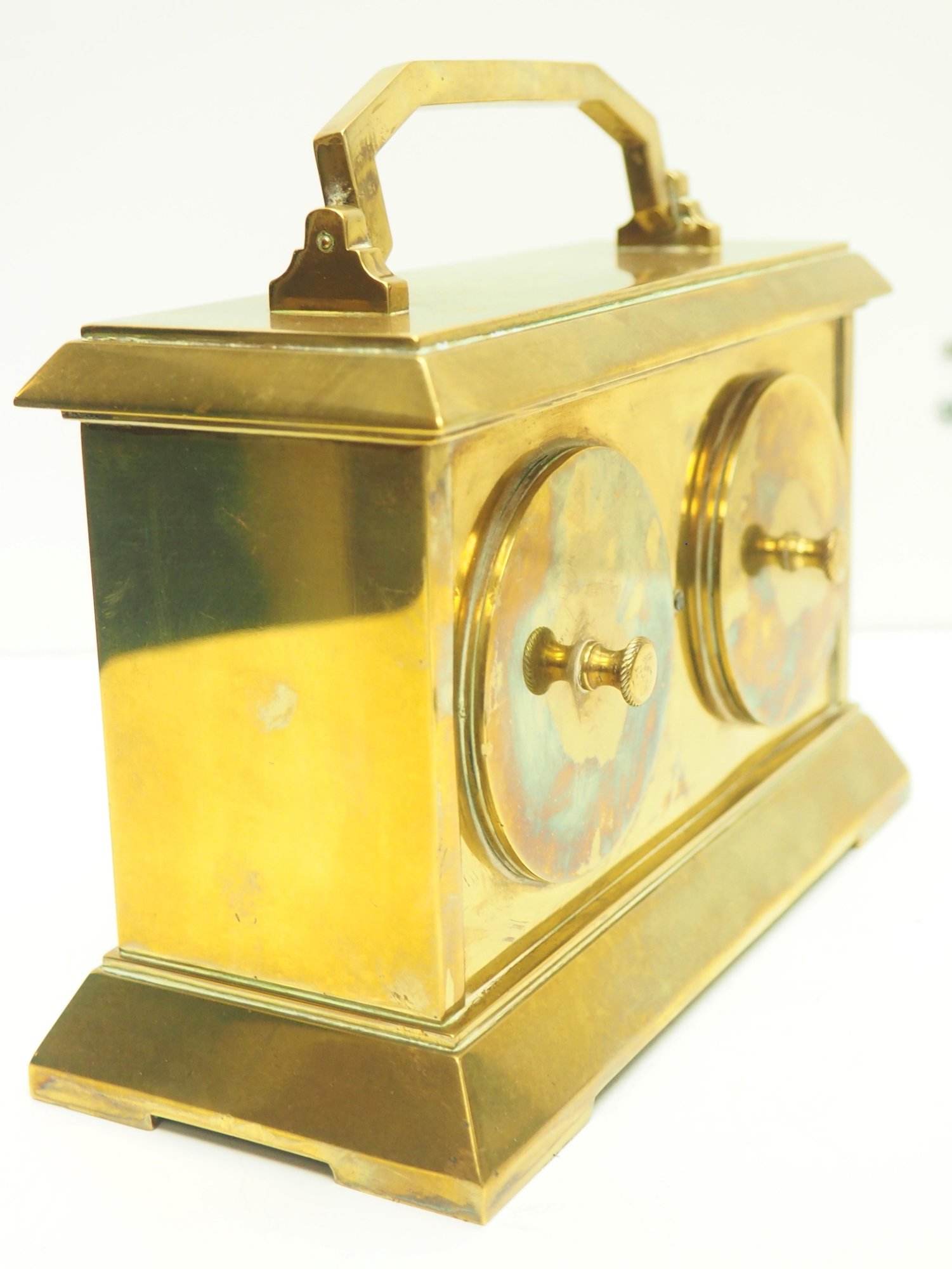 Fine Antique French 8-Day Combination Thermometer, Clock & Barometer Carriage Clock Timepiece C1890 By Charles Frodsham - Image 4