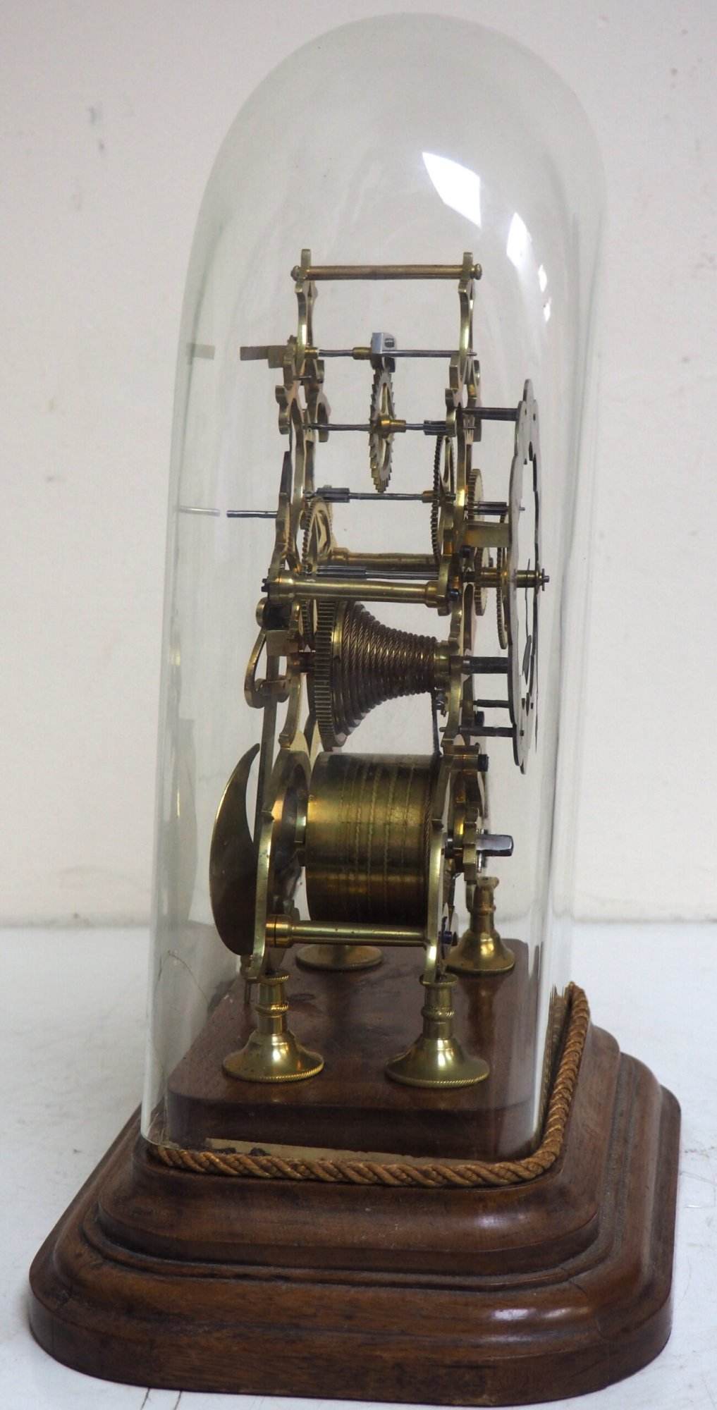 Rare One of A Kind Skeleton Clock - Mantel Clock