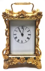 Extremely Rare 8-Day Striking Carriage Repeat Feature Waterbury Clock Co C1880