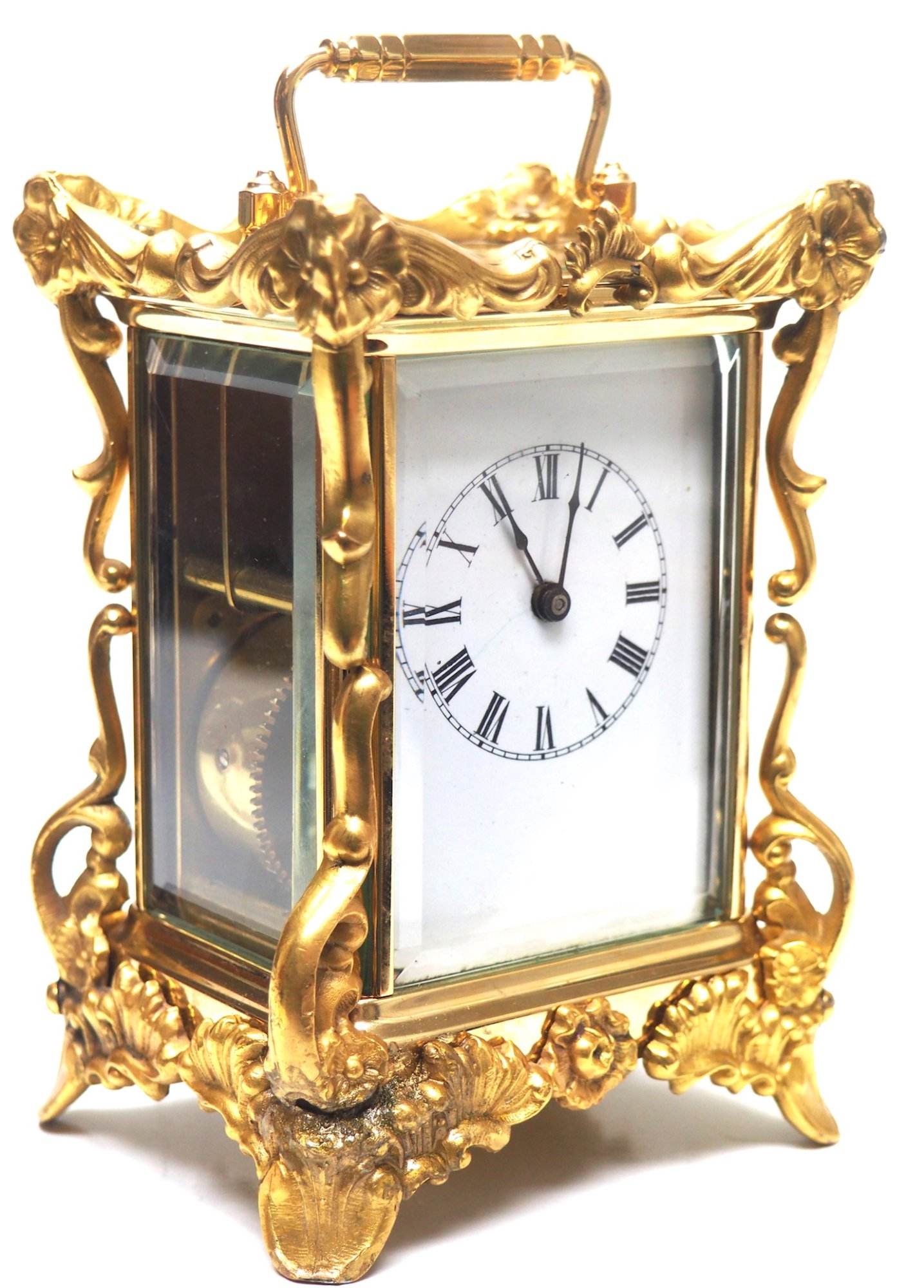 Extremely Rare 8-Day Striking Carriage Repeat Feature Waterbury Clock Co C1880 - Image 9