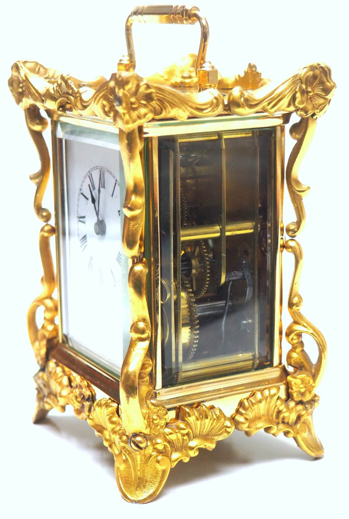 Extremely Rare 8-Day Striking Carriage Repeat Feature Waterbury Clock Co C1880 - Image 8