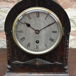 Ornate Arts and Crafts Mantle Clock – Hampton & Sons – Antique Clock