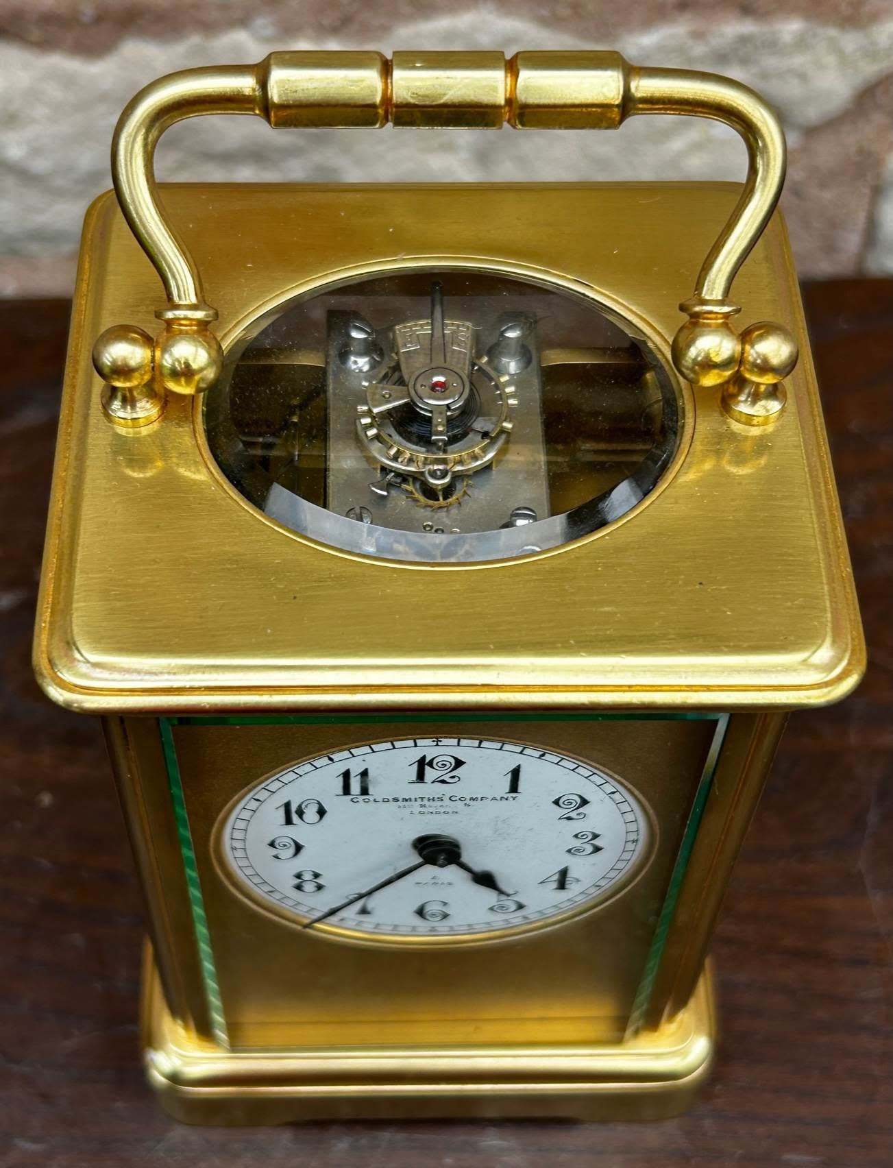 Large Antique Striking Carriage clock – Goldsmiths Company