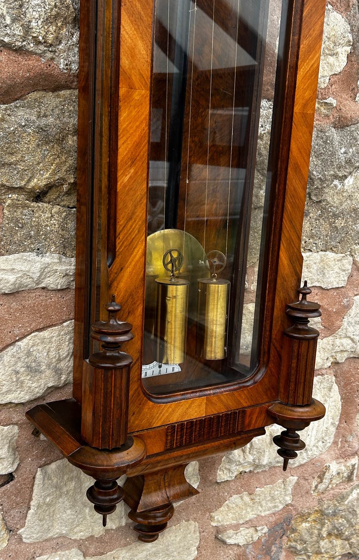 Antique Kingwood Gustav Becker Wall Clock