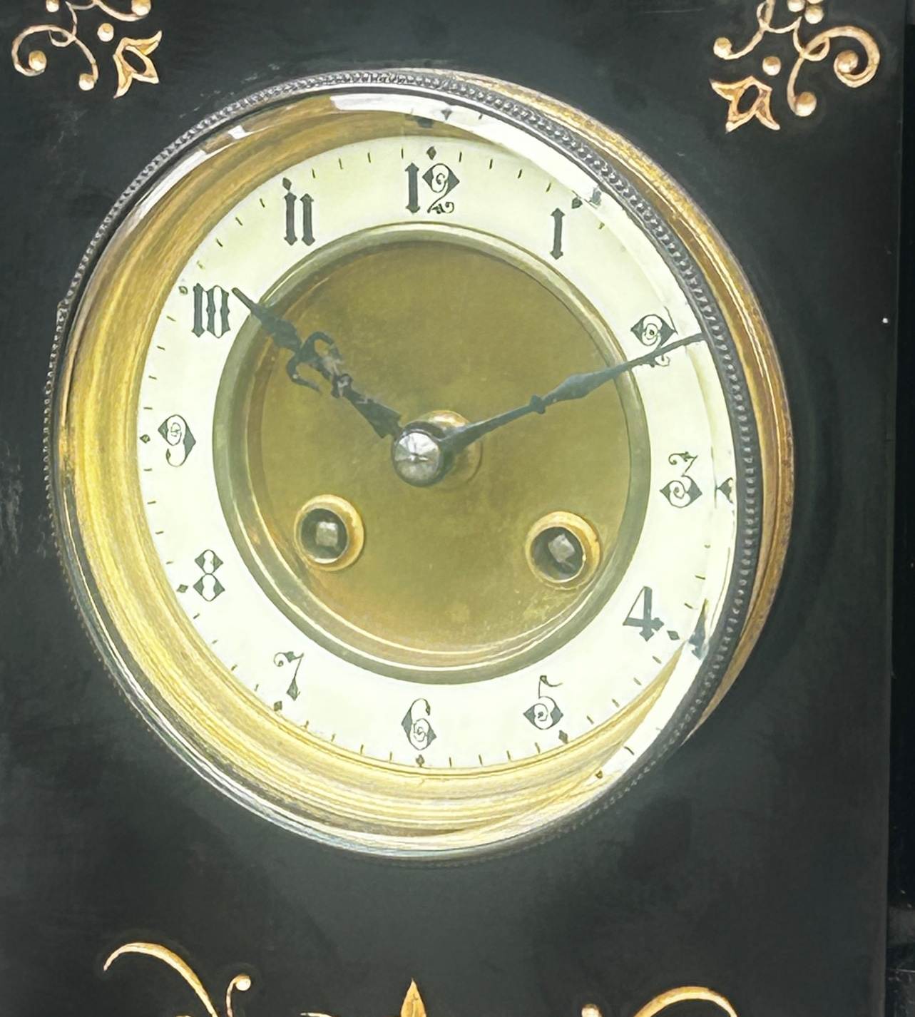 Slate & Marble 8-Day Mantel Clock
