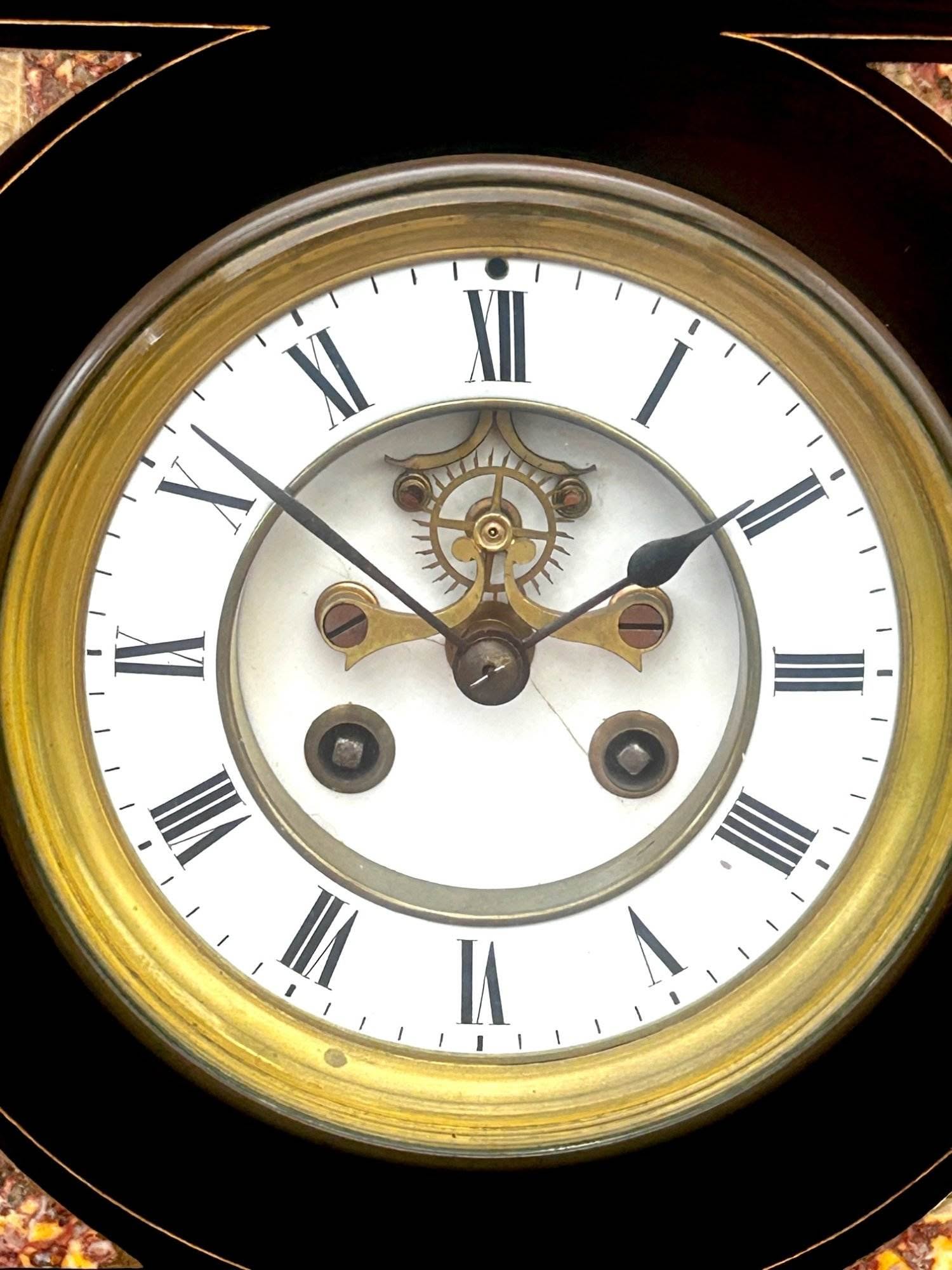 Marble 8-Day Mantel Clock C1900