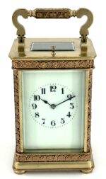 Incredible Large Antique French 8-Day Repeater Carriage Clock