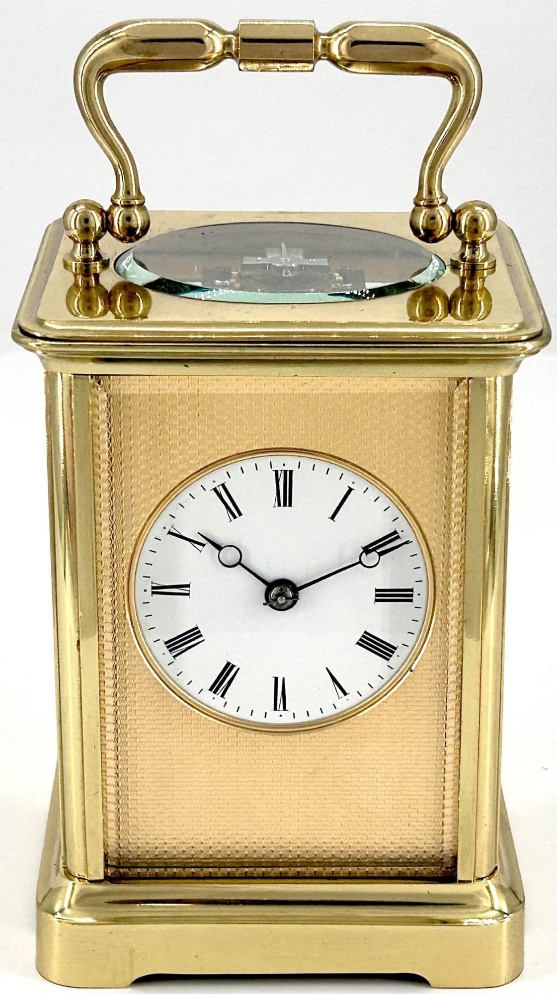 Amazing Quality Masked Dial Carriage Clock Antique French 8-Day Carriage Clock C1880
