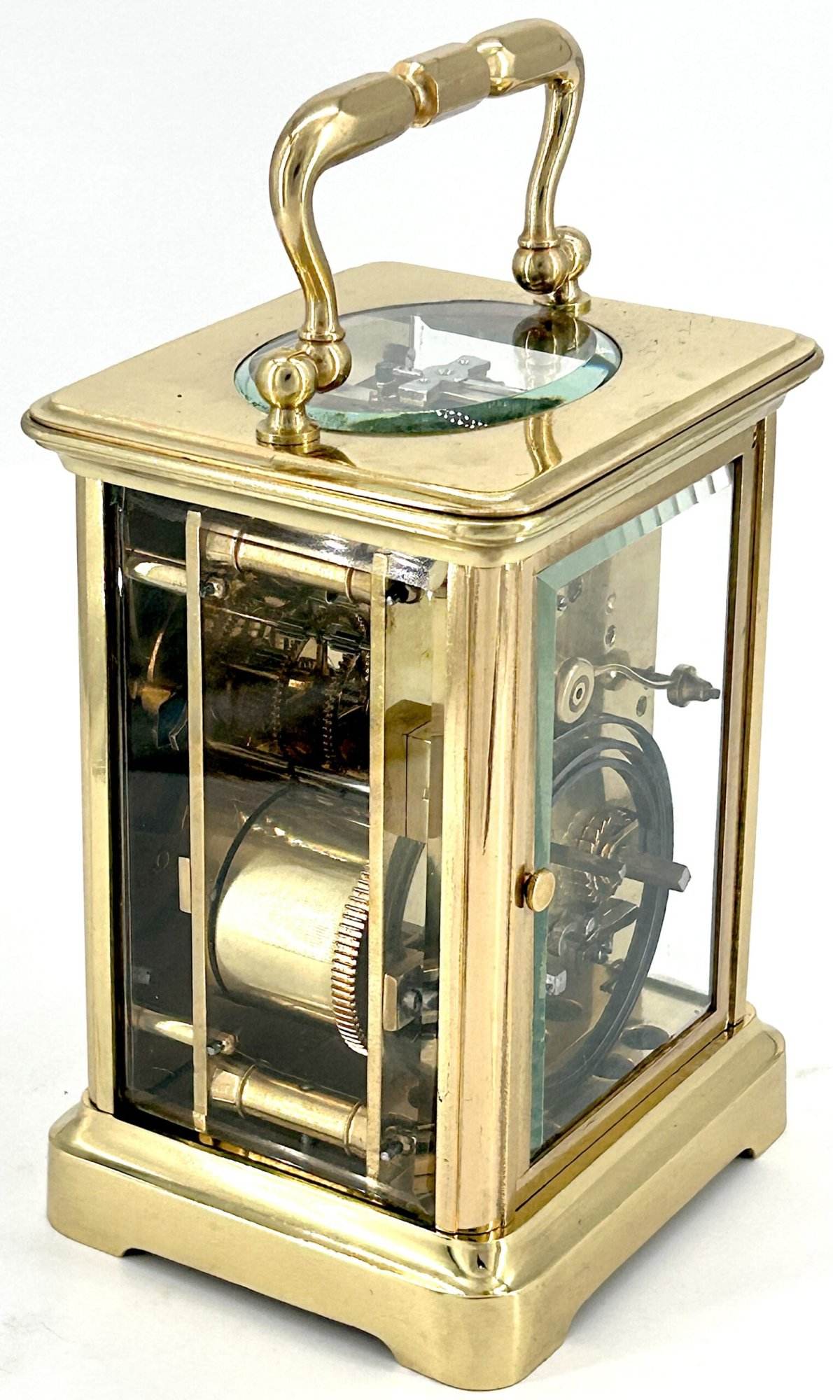 Amazing Quality Masked Dial Carriage Clock Antique French 8-Day Carriage Clock C1880