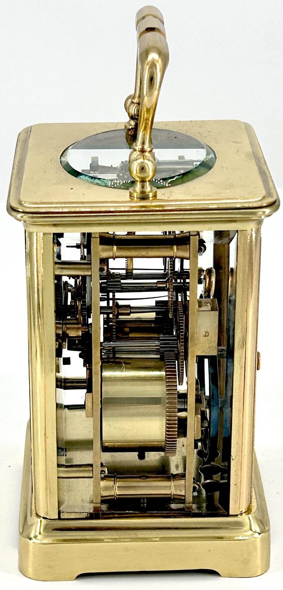 Amazing Quality Masked Dial Carriage Clock Antique French 8-Day Carriage Clock C1880