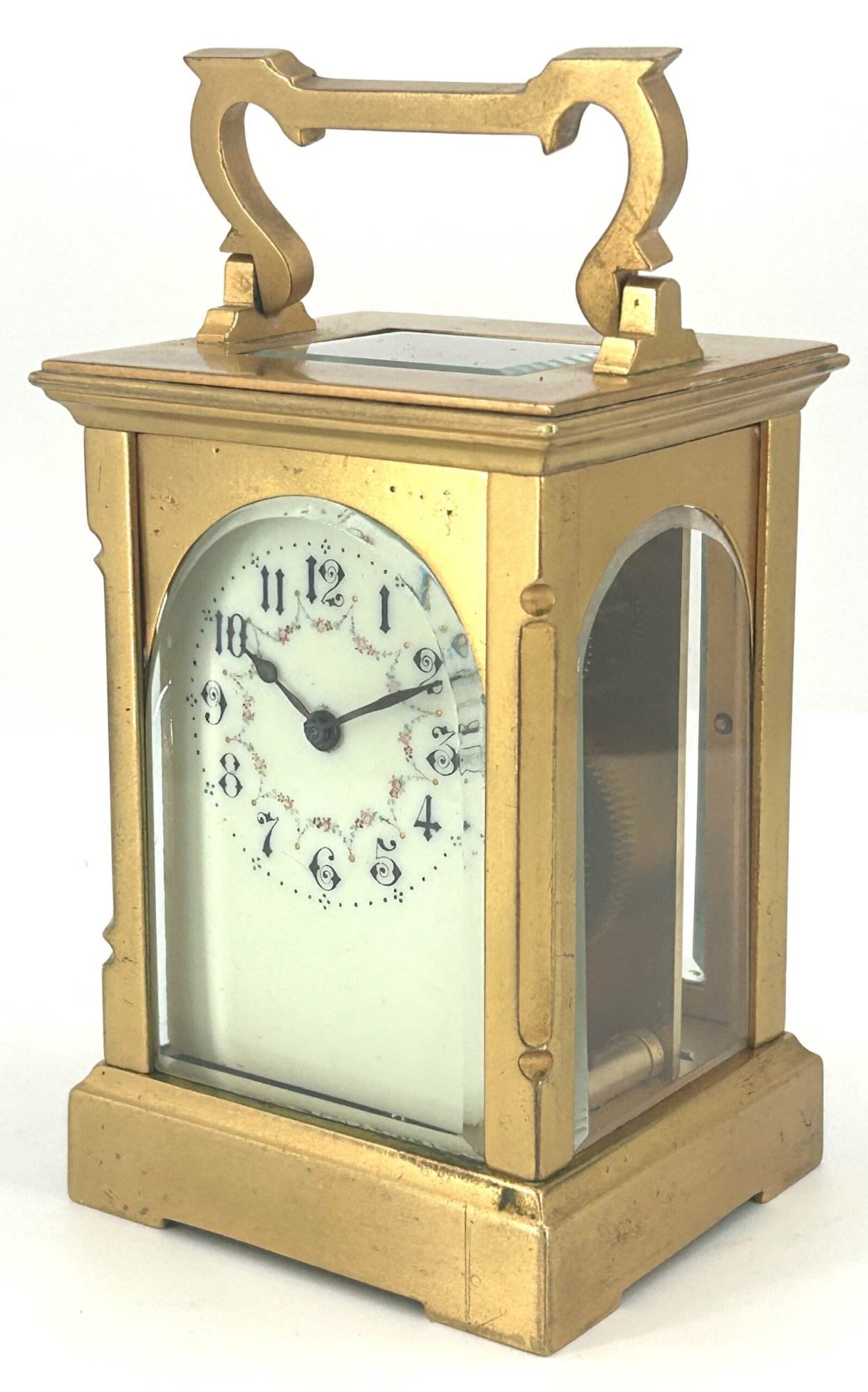Victorian Gothic French 8-Day Carriage Clock C1895