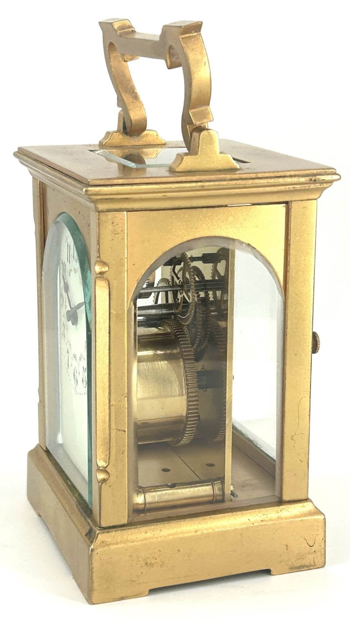 Victorian Gothic French 8-Day Carriage Clock C1895