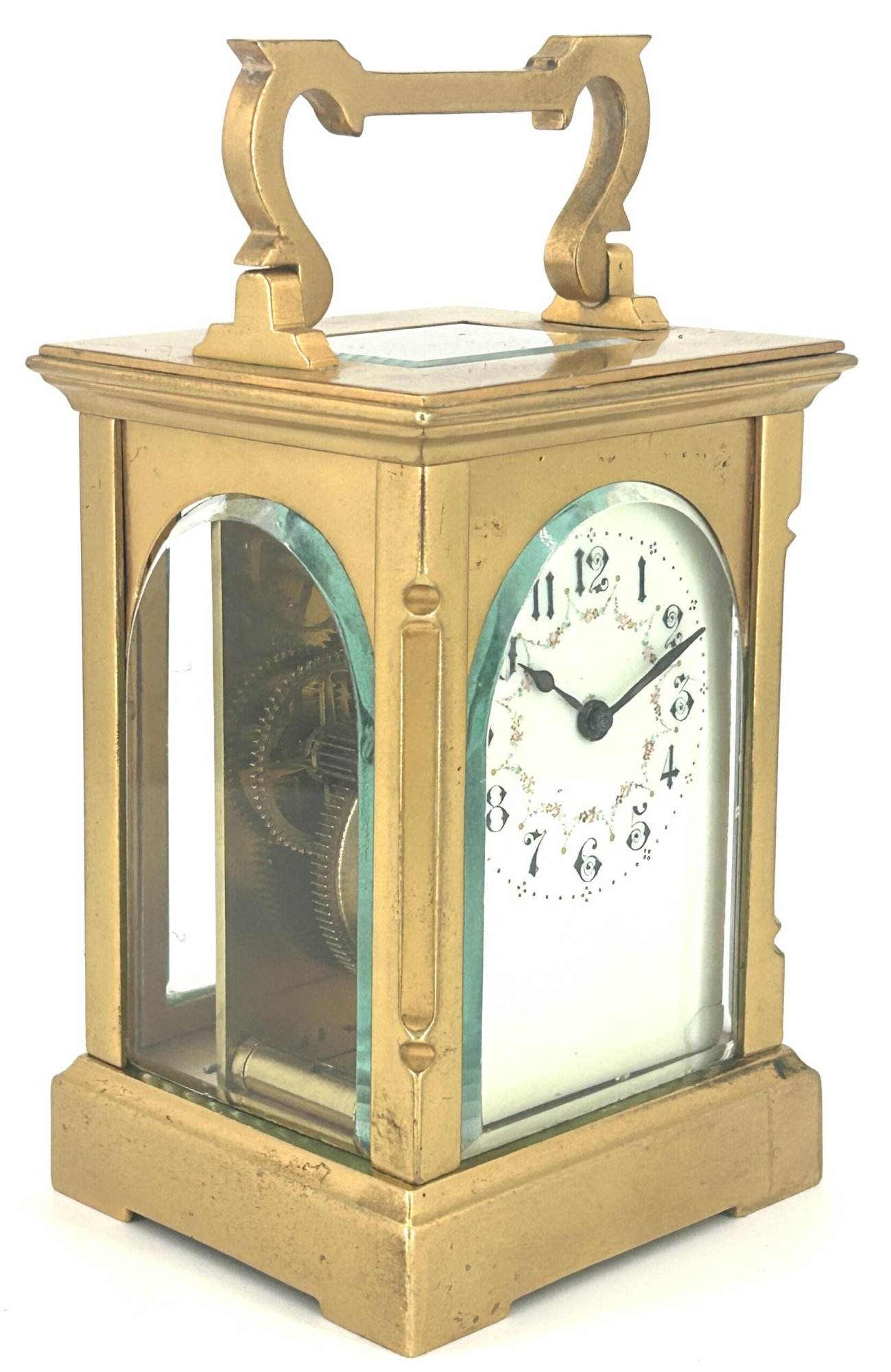 Victorian Gothic French 8-Day Carriage Clock C1895