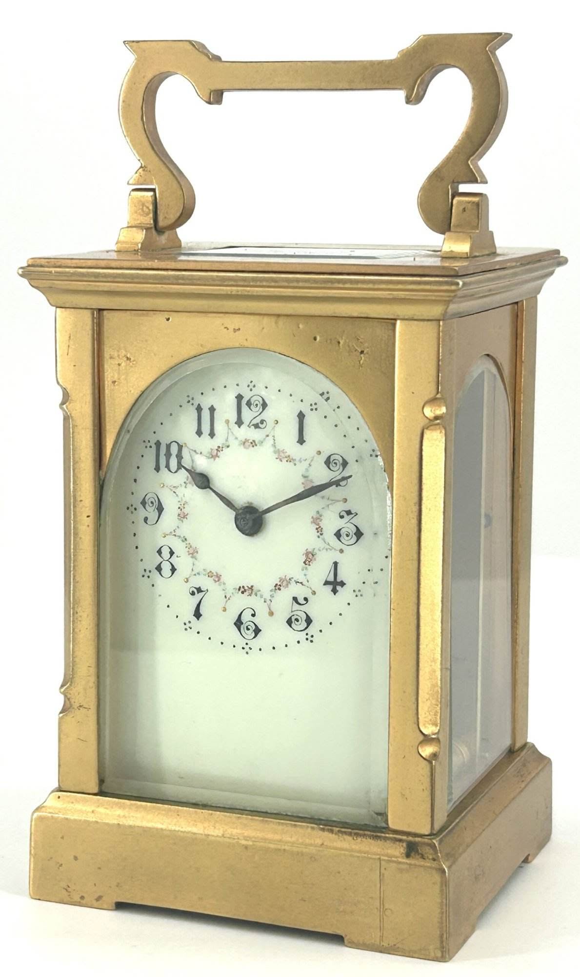 Victorian Gothic French 8-Day Carriage Clock C1895