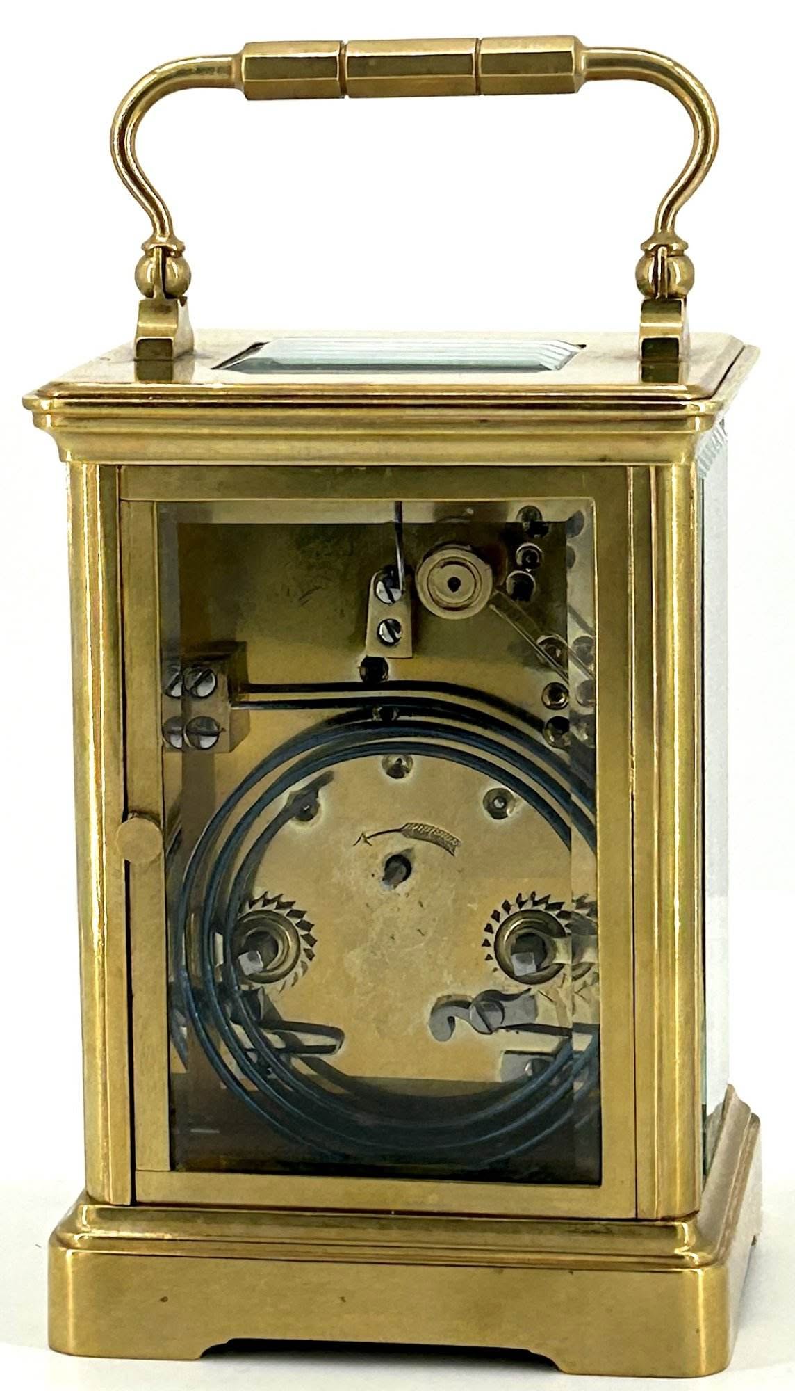 Wonderful Large Victorian Striking Carriage Clock – French 8-Day Carriage Clock C1880 - Image 13