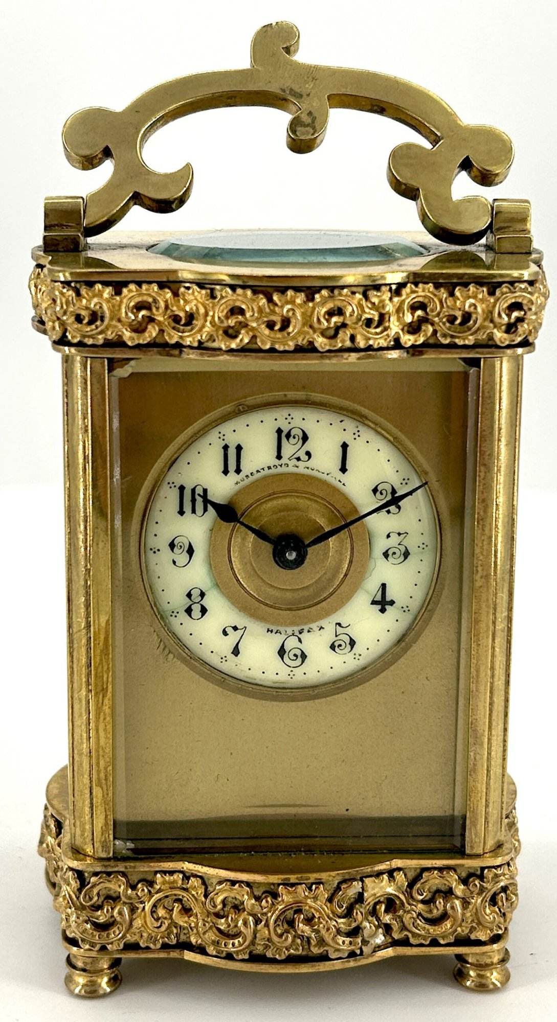 Wonderful Antique Victorian Serpentine Carriage Clock – French 8-Day Carriage Clock C1880 - Image 12