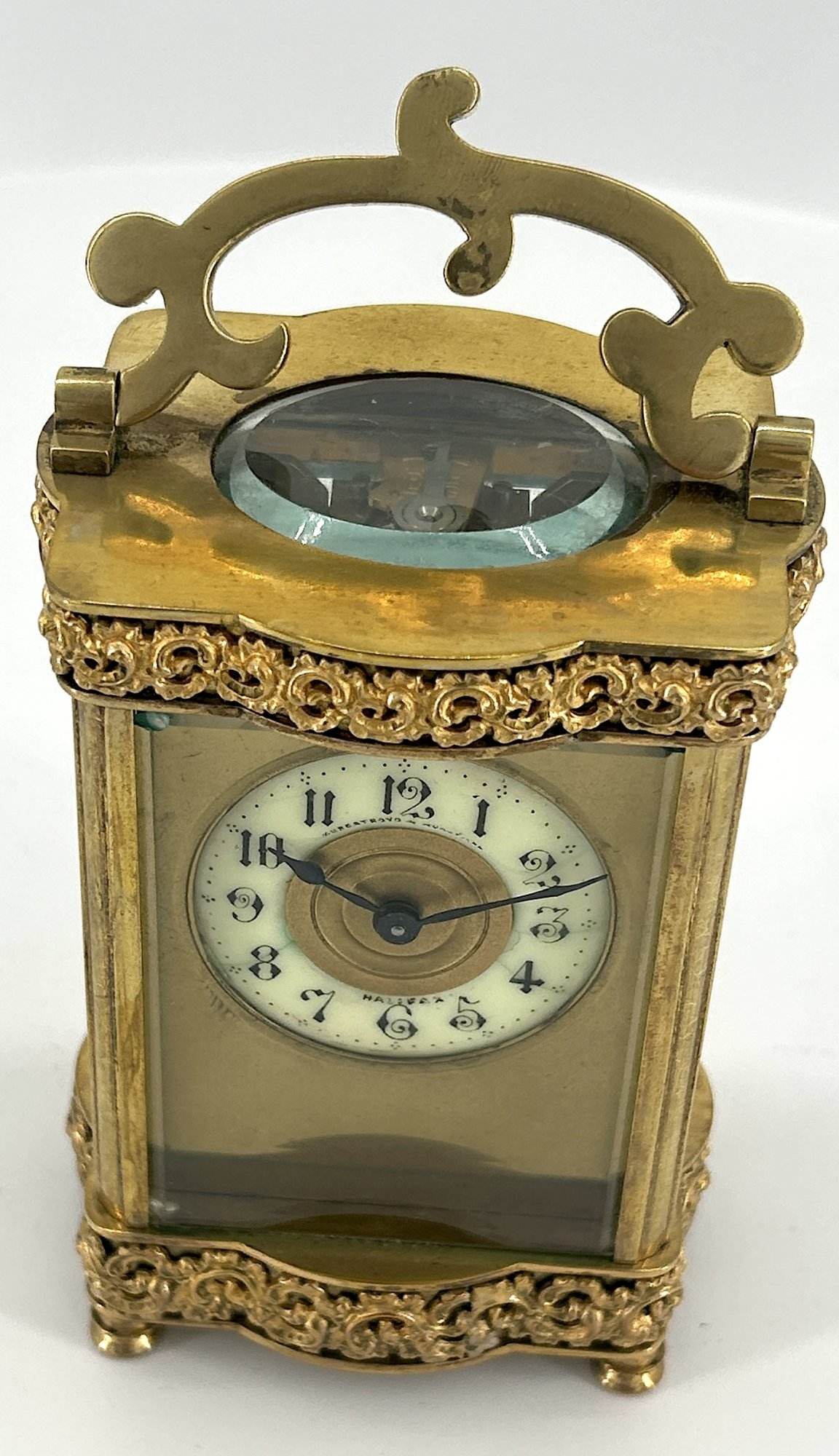 Serpentine Carriage Clock – French 8-Day Carriage Clock C1880
