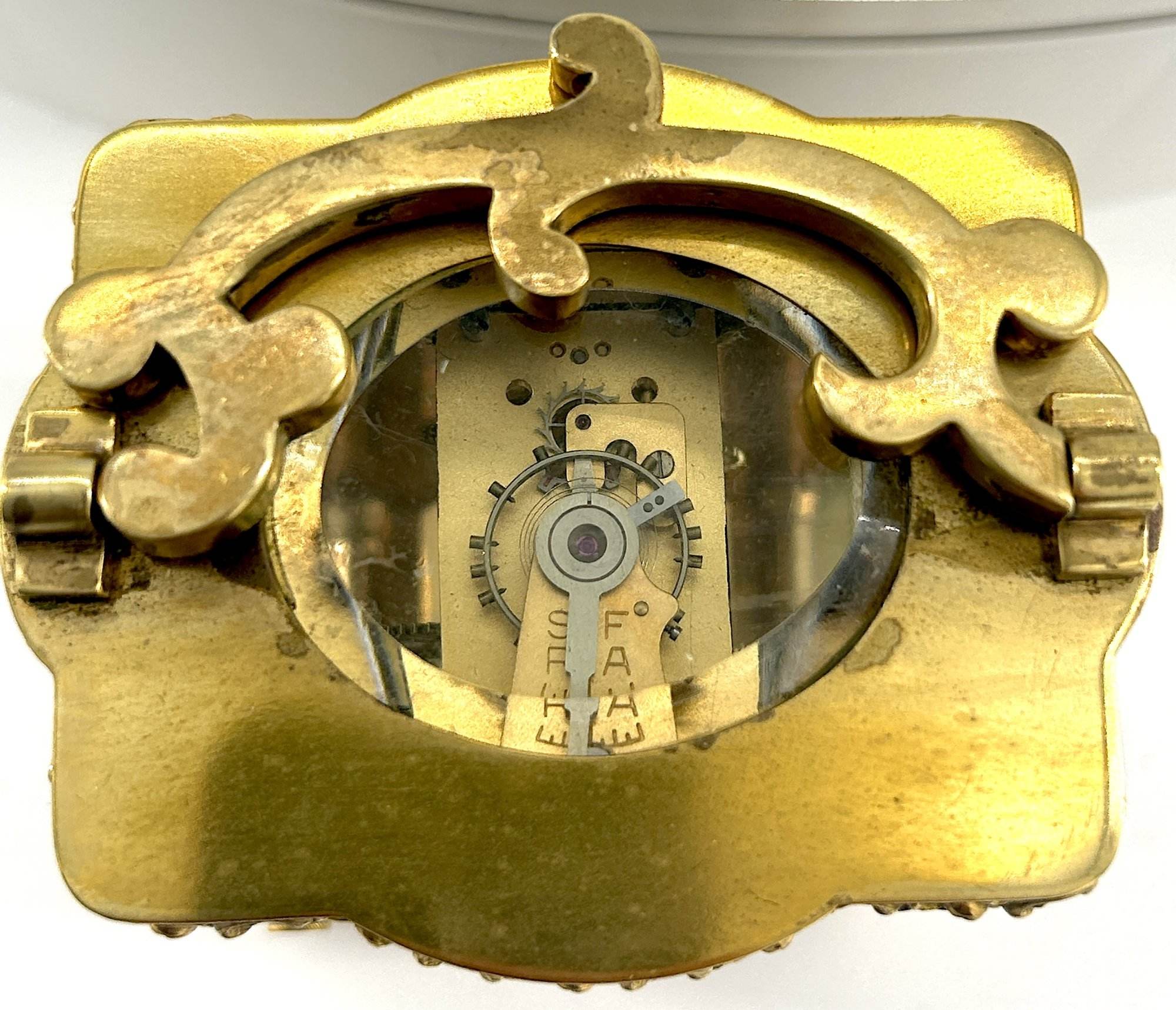Wonderful Antique Victorian Serpentine Carriage Clock – French 8-Day Carriage Clock C1880 - Image 3