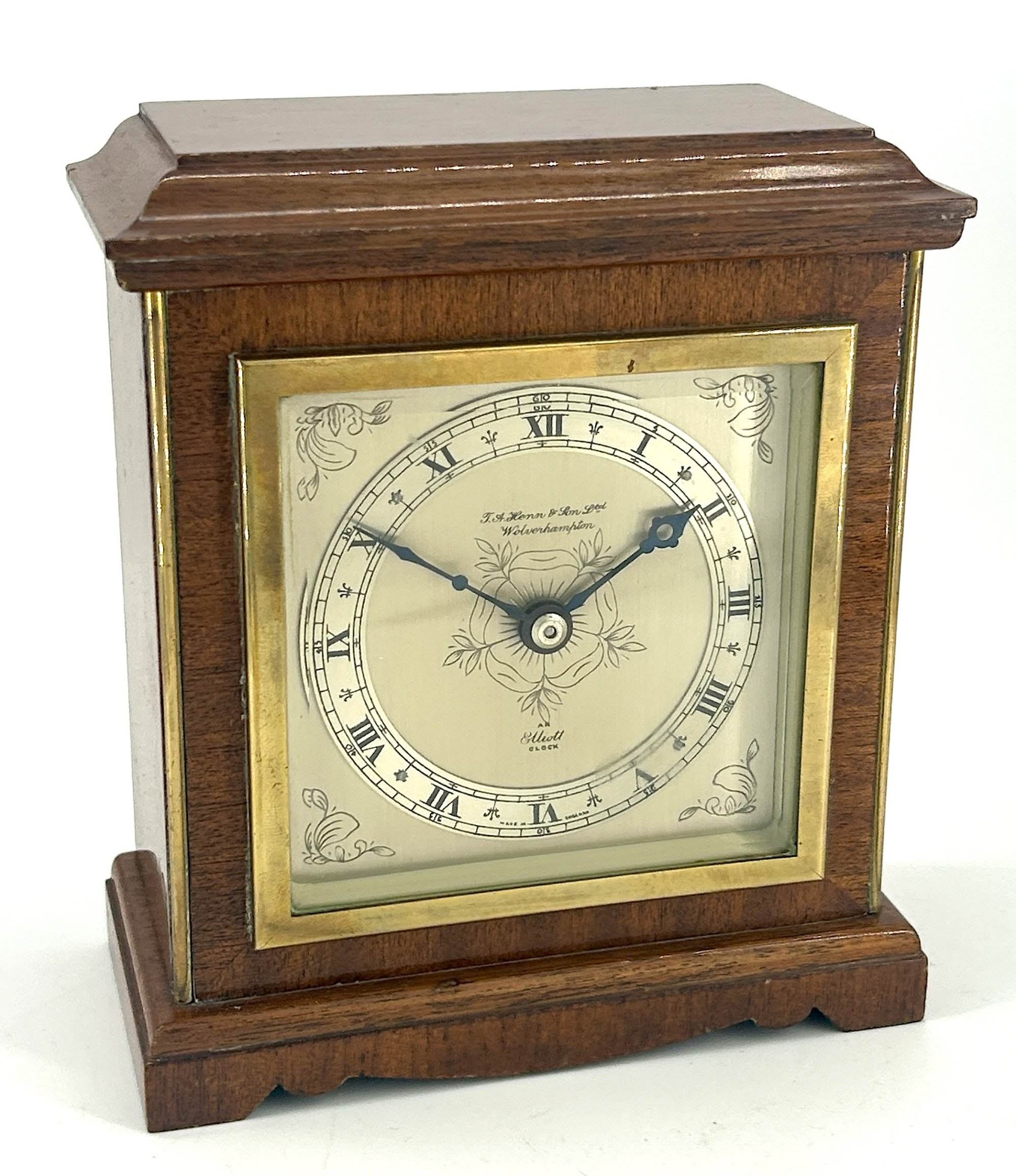 Elliot Mahogany Case Mantel Clock - Image 9
